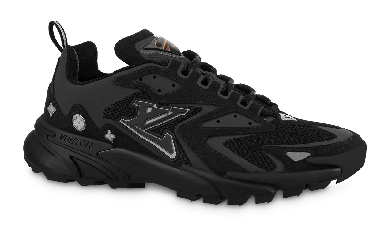Virgil Abloh SS22 Louis Vuitton LV Runner Tatic Trainer Sneakers Black