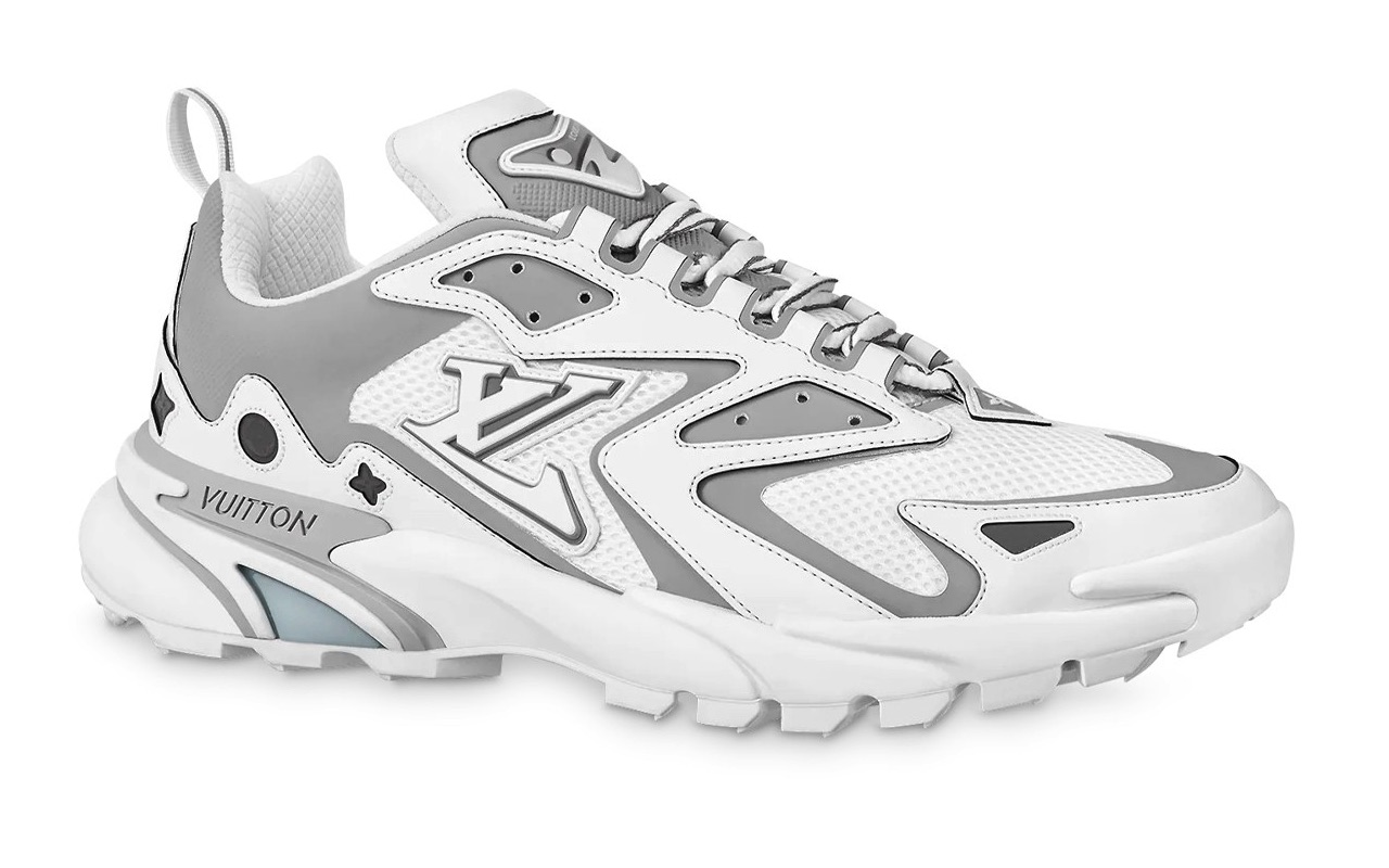 Virgil Abloh SS22 Louis Vuitton LV Runner Tatic Trainer Sneakers White