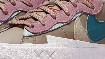 KAWS x sacai x Nike Blazer Low Reed Sneaker Design