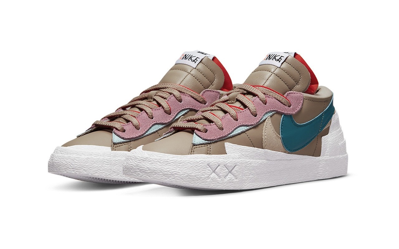 KAWS x sacai x Nike Blazer Low Reed Sneakers