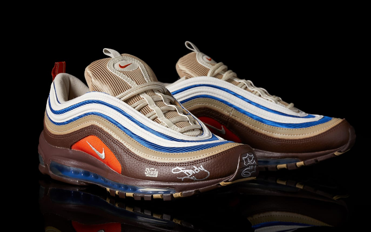 Eminem Nike AirMax 97, Men's Fashion, Footwear, Sneakers on Carousell