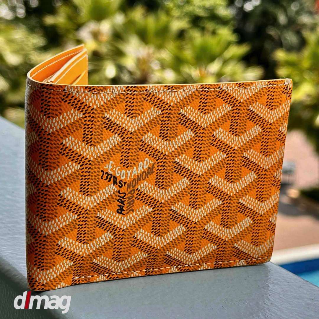 Orange hotsell goyard wallet