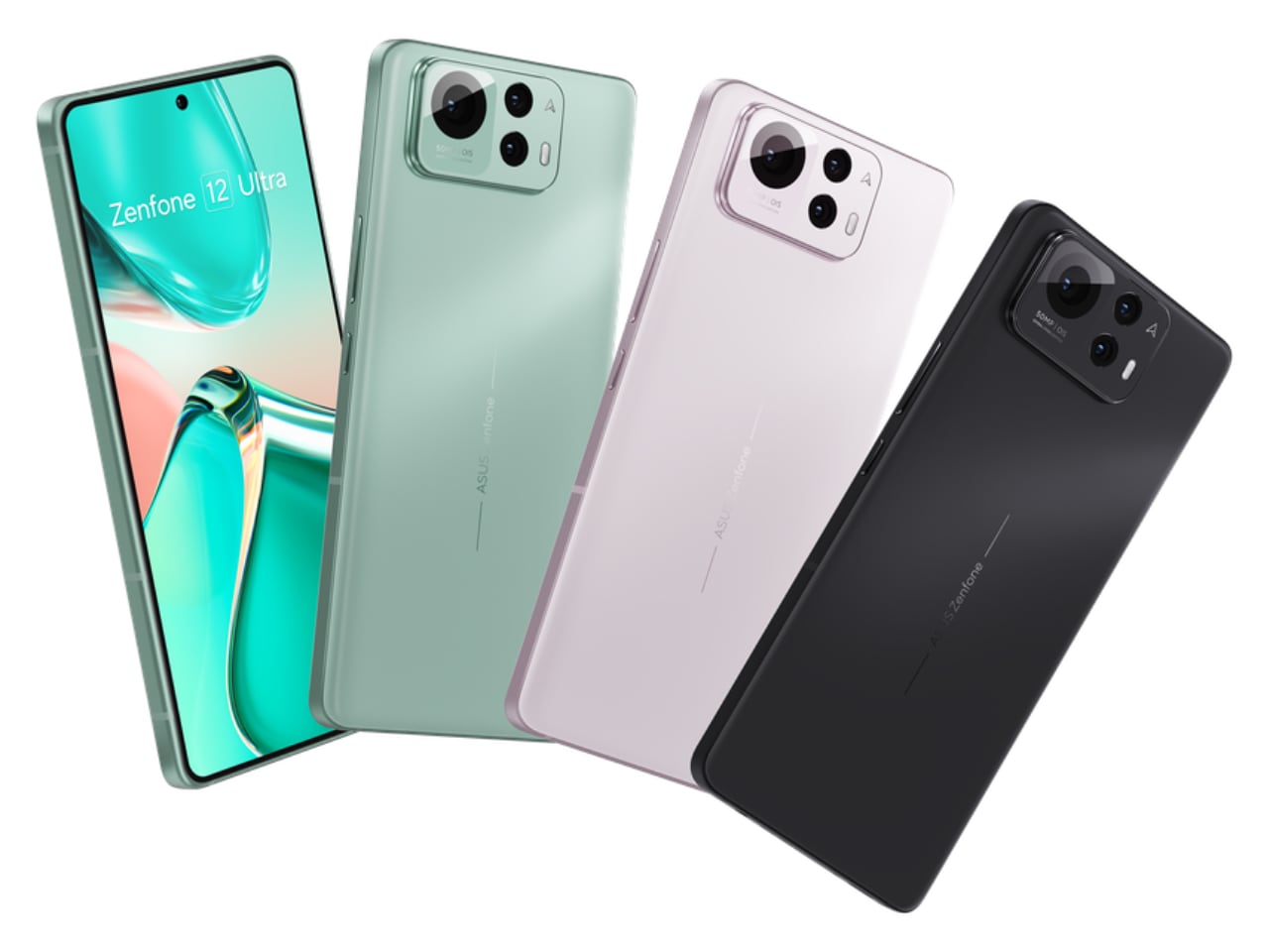 4 different colors of the ASUS Zenfone 12 Ultra