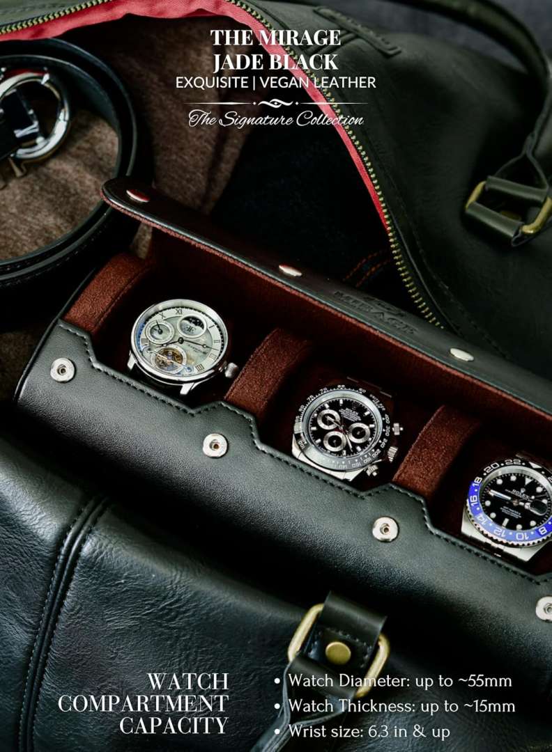 M Mirage 3-Watch Roll Case Alternate View