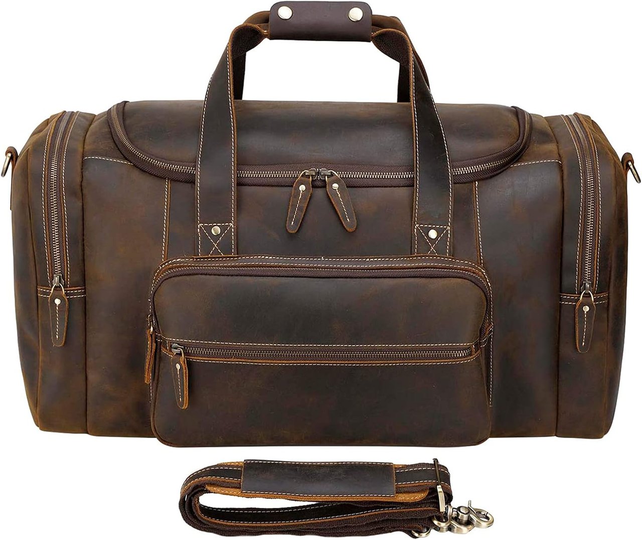 Polare 23-inch Leather Duffel Bag Alternate View