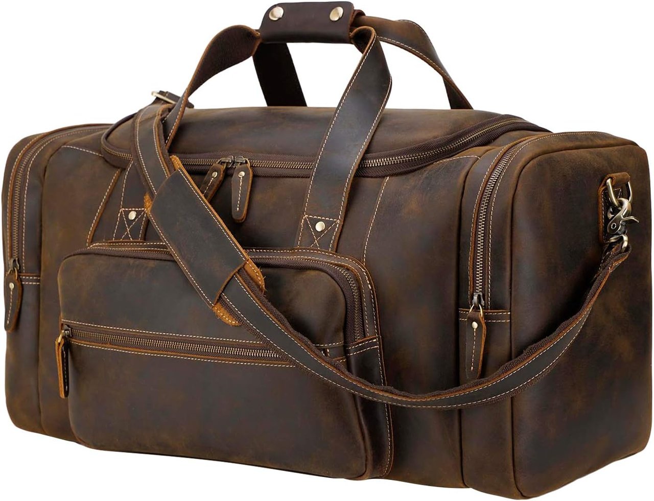 Polare 23-inch Leather Duffel Bag